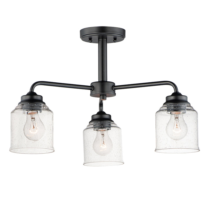 Maxim 12260 Acadia 3-lt 20" Semi Flush Mount / Chandelier