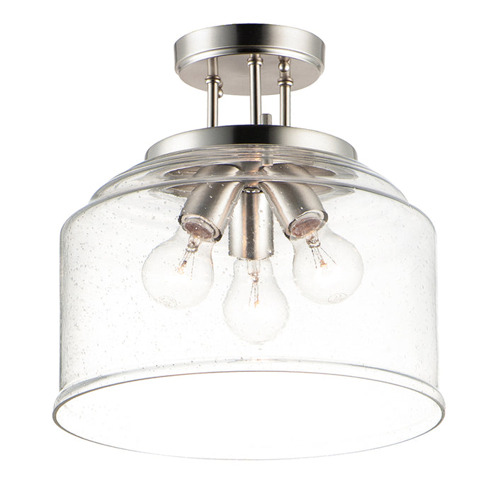 Maxim 12271 Acadia 3-lt 13" Semi Flush Mount