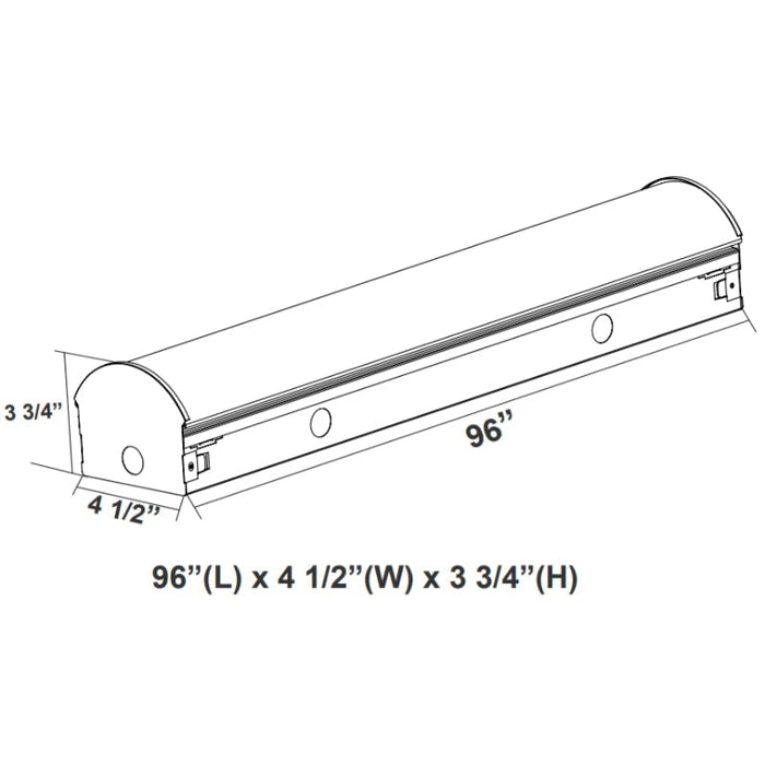 Westgate LSL 8FT 84W LED Strip Light, CCT