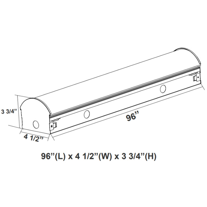 Westgate LSL 8FT 80W LED Strip Light