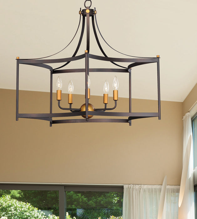 Maxim 13595 Wellington 5-lt 30" Pendant