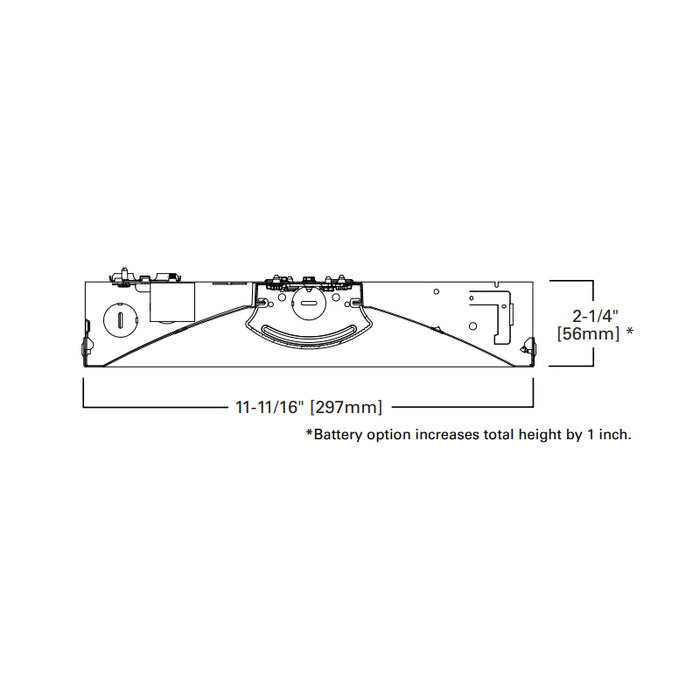 Metalux Cruze ST 1x4 30.3W LED Troffer, Selectable Lumens & CCT