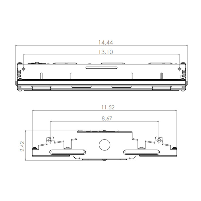 Contractor Select CPHB  14" 15LM 104W LED High Bay Dimmable White 5000K 120-277V