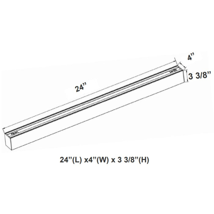 Westgate SCX4 2FT 20W LED Wall Wash Linear Light, CCT