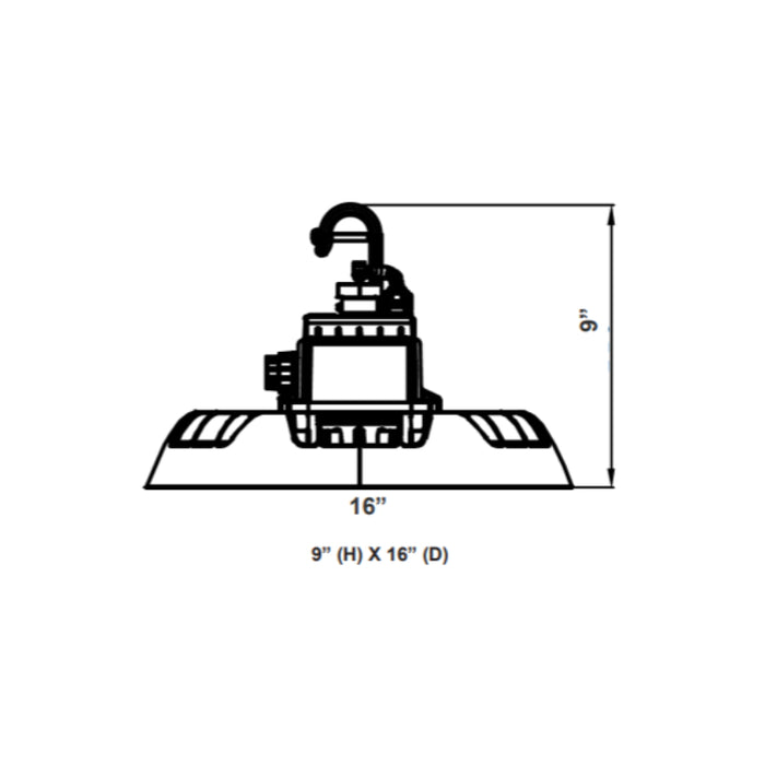 Westgate UHX 150W/200W/240W/300W LED UFO High Bay, 5000K