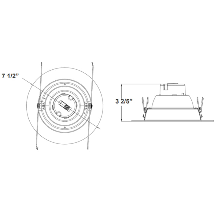 Westgate RDL6 6" 14W LED Recessed Downlight, 5CCT Selectable