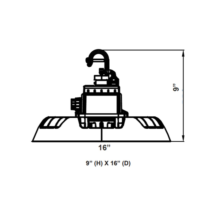 Westgate UHX 100W/150W/200W/230W LED UFO High Bay, CCT