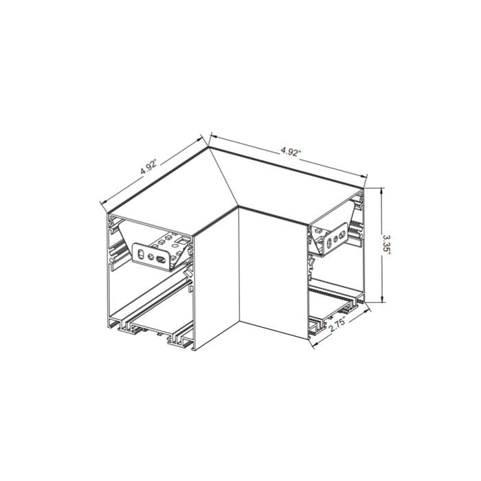 Westgate SCX L Section Corner Fixture Modules, CCT Selectable