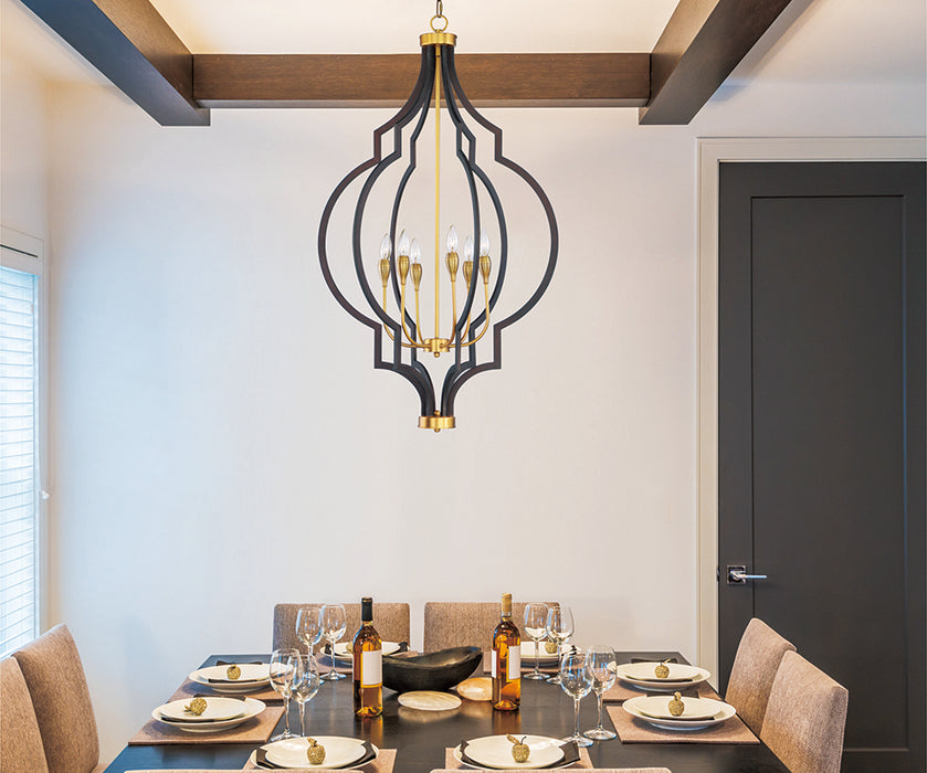 Maxim 20296 Crest 6-lt 26" Chandelier