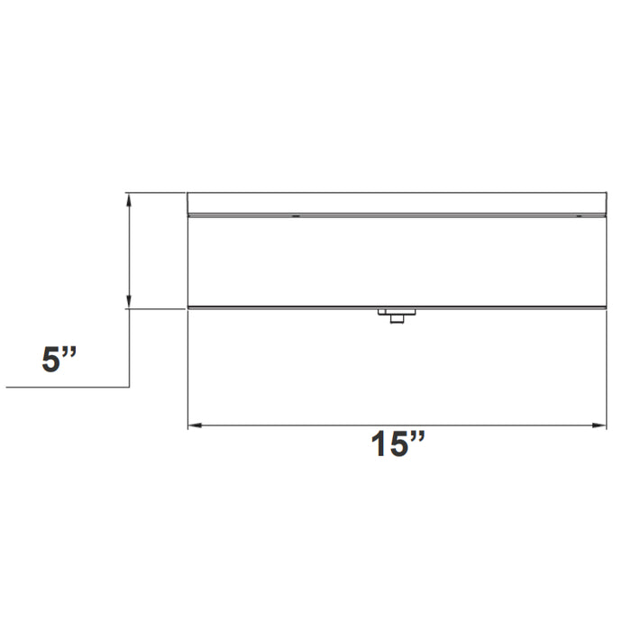 Westgate LCFF 15" LED Flush Mount
