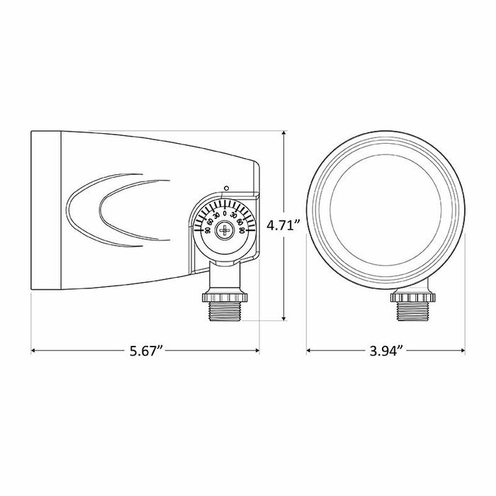 Westgate LFLV 12W 12V LED Landscape Uplights, 4000K