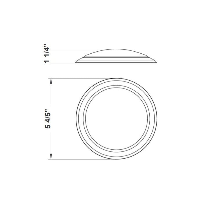 Westgate DLS6 6" 15W LED High-Performance Disc Light, CCT, 277V