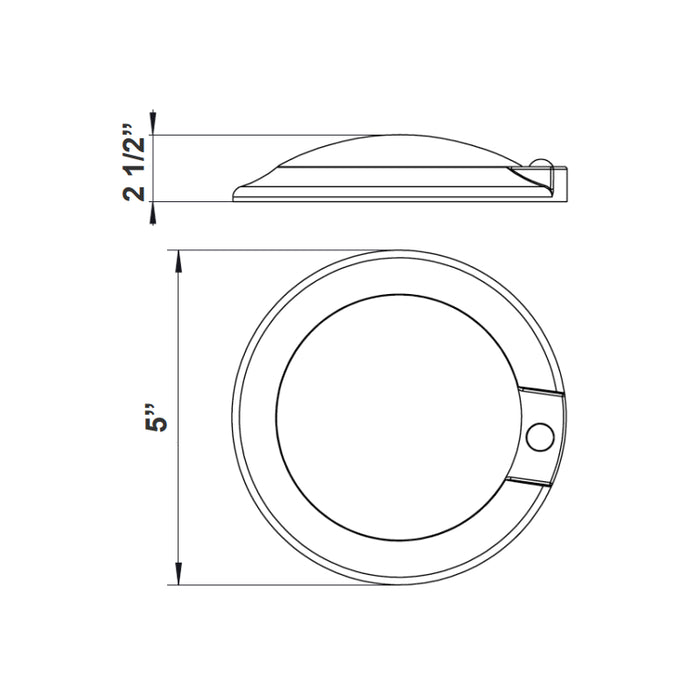 Westgate DLS4 4" 9W LED High-Performance Disc Light With PIR Motion Sensor, CCT