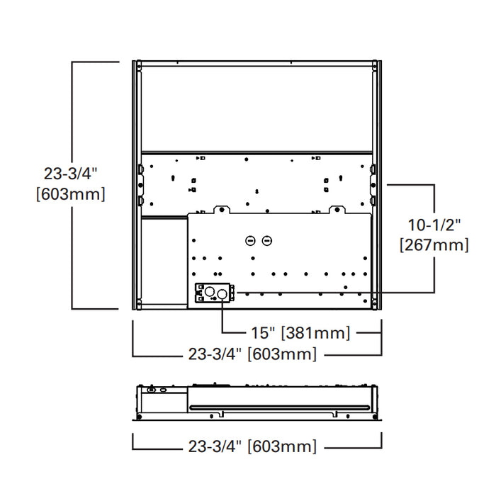 Metalux Cruze ST 2x2 31.2W LED Troffer, Selectable Lumens & CCT