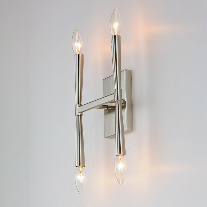 Maxim 24622 Rome 4-lt 12" Tall Wall Sconce