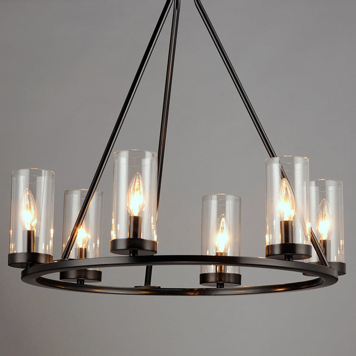 Maxim 25255 Sentinel 6-lt 24" Chandelier