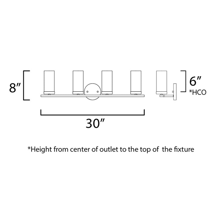 Maxim 25258 Sentinel 4-lt 30" Bath Vanity