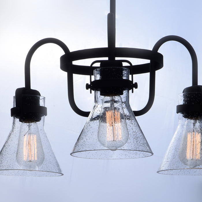 Maxim 26116 Seafarer 3-lt 22" Chandelier with Bulbs