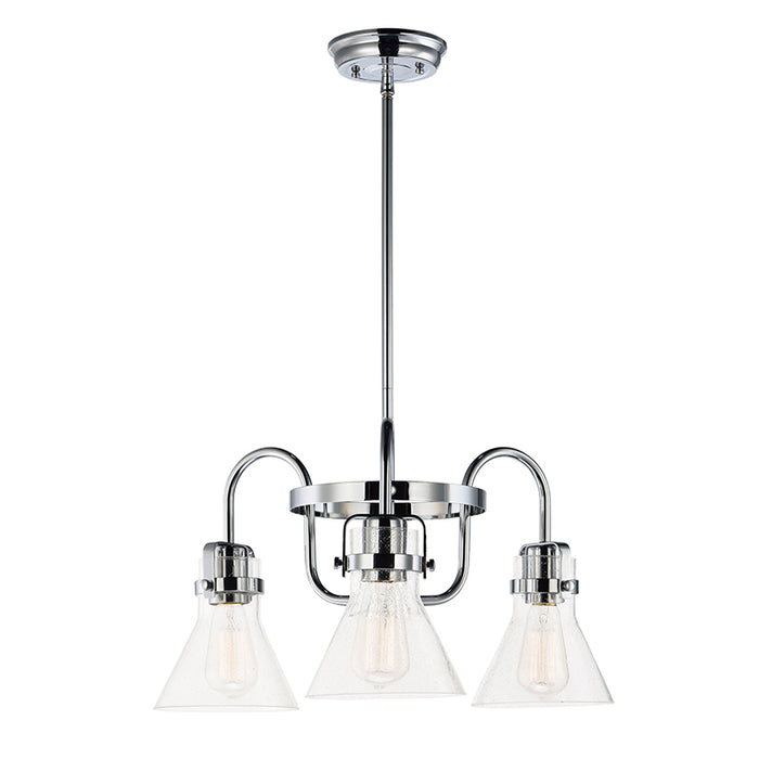 Maxim 26116 Seafarer 3-lt 22" Chandelier with Bulbs