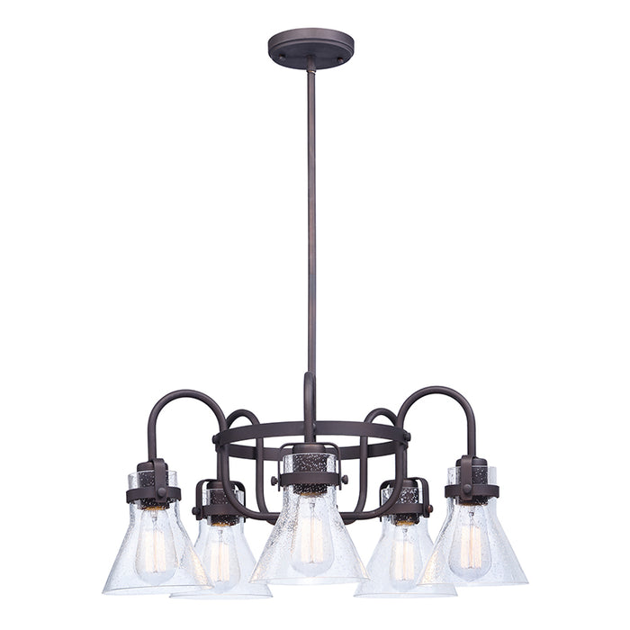 Maxim 26117 Seafarer 5-lt 24" Chandelier with Bulbs