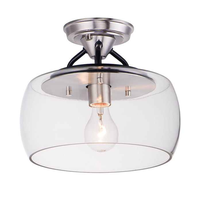 Maxim 26129 Goblet 1-lt 11" Semi Flush Mount