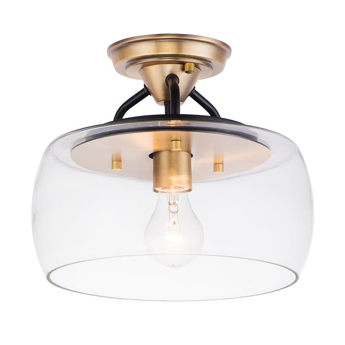 Maxim 26129 Goblet 1-lt 11" Semi Flush Mount