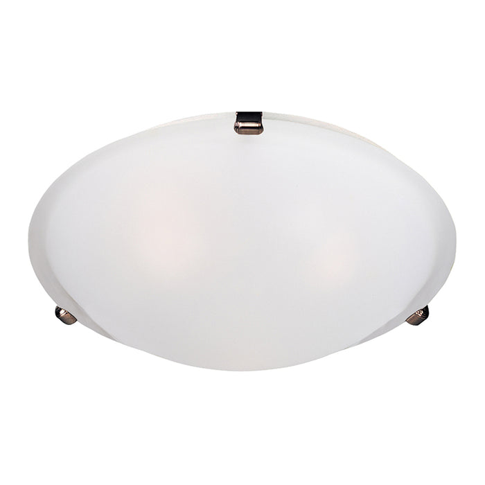 Maxim 2680 Malaga 2-lt 13" Flush Mount, Frosted Glass