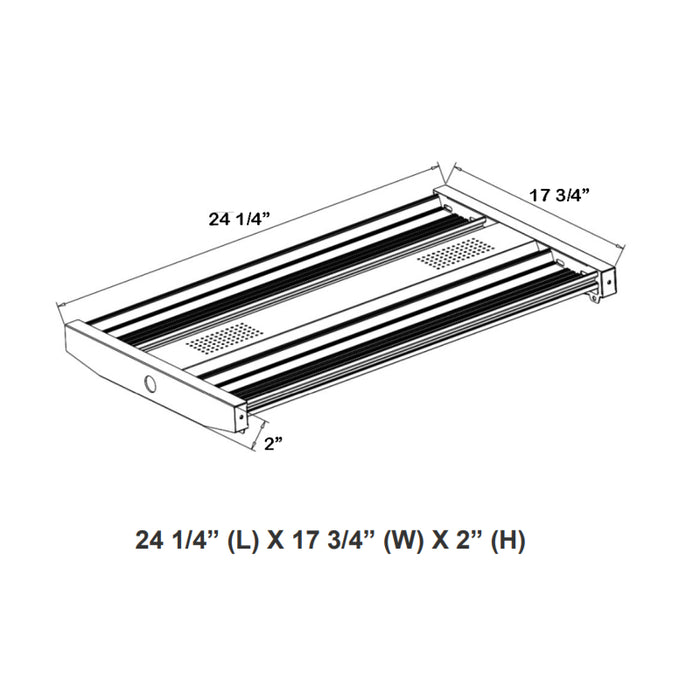 Westgate LLHB4 150W LED Linear High Bay, 480V