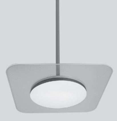 GM Lighting ClearTask 12W Square Surface/Wall/Pendant Mount
