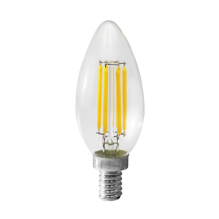Westgate 5W LED Filament Candelabra Bulb, 4000K