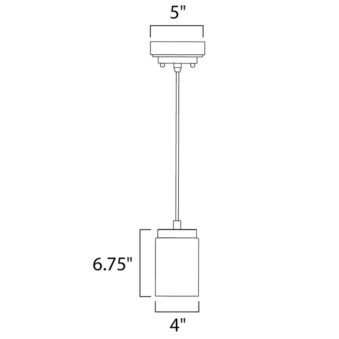 Maxim 30260 Mod 1-lt 4" LED Mini Pendant