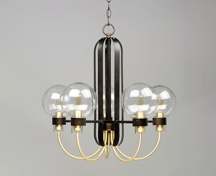 Maxim 30516 Bauhaus 5-lt 24" Chandelier