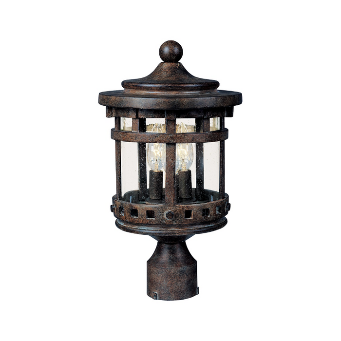 Maxim 3137 Santa Barbara DC 3-lt 19" Tall Outdoor Pole/Post Lantern
