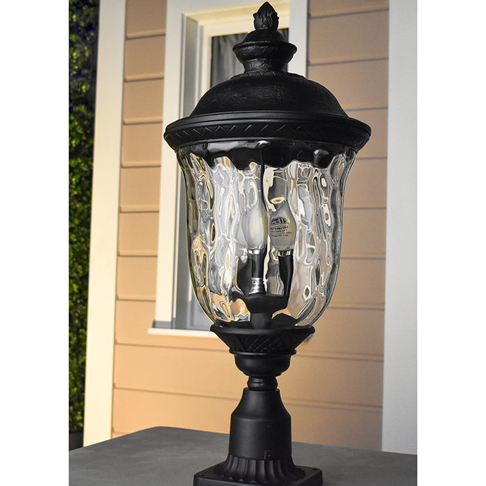 Maxim 3420 Carriage House DC 3-lt 27" Tall Outdoor Pole/Post Lantern