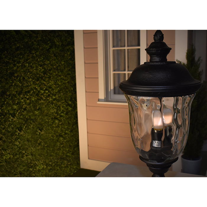 Maxim 3420 Carriage House DC 3-lt 27" Tall Outdoor Pole/Post Lantern