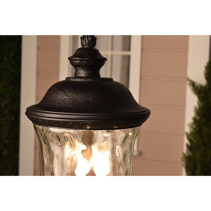 Maxim 3420 Carriage House DC 3-lt 27" Tall Outdoor Pole/Post Lantern