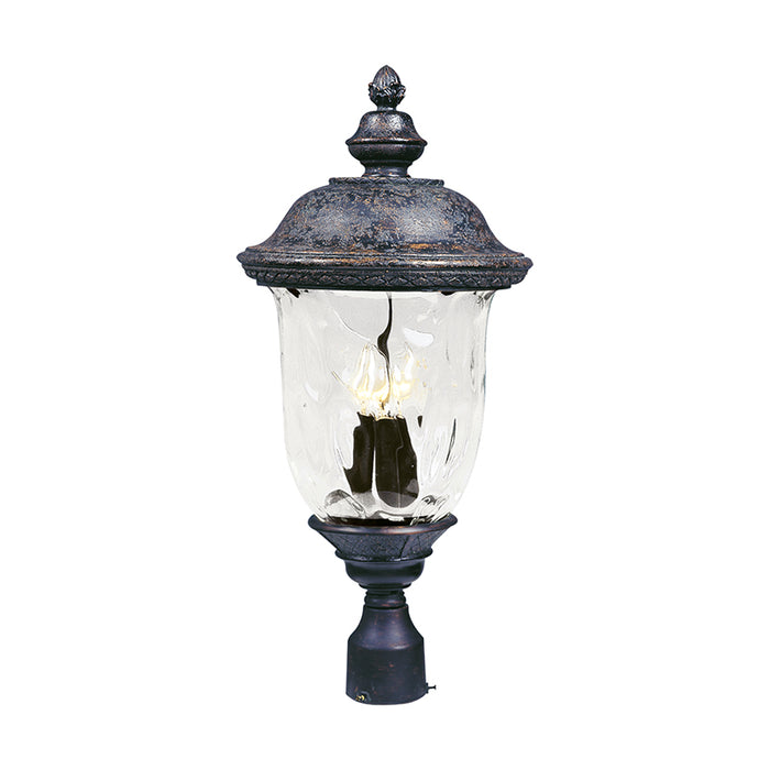 Maxim 3420 Carriage House DC 3-lt 27" Tall Outdoor Pole/Post Lantern