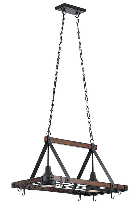 Kichler Barrington 2-lt Lighted Pot Rack