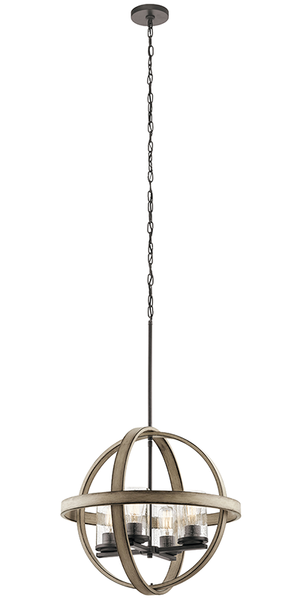 Kichler Barrington 4-lt ORB Pendant