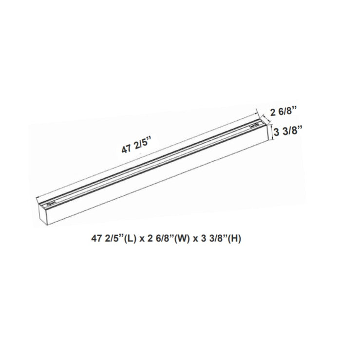 Westgate SCX 4FT LED Linear Lights, CCT Selectable, Regressed Lens, 120-277V
