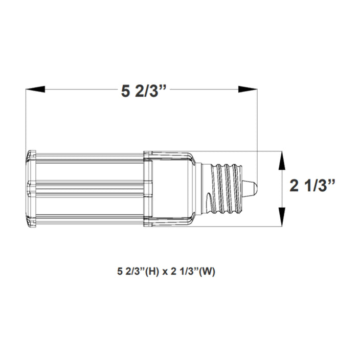 Westgate CL-EHL 18W LED Corn Bulb, E26 Base, 3000K