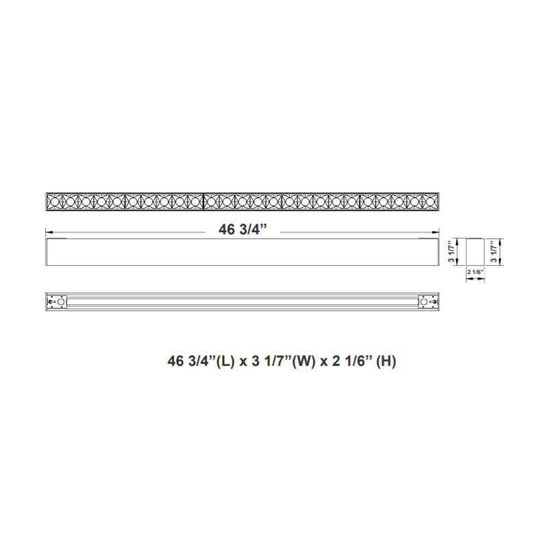 Westgate SCO 4FT 40W Micro Optic LED Linear Light, CCT