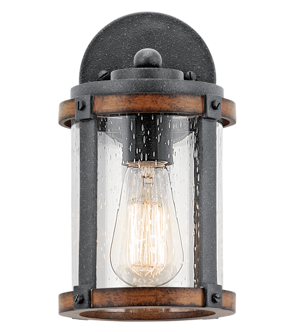 Kichler 39494A Barrington 1-lt Small Outdoor Wall Light