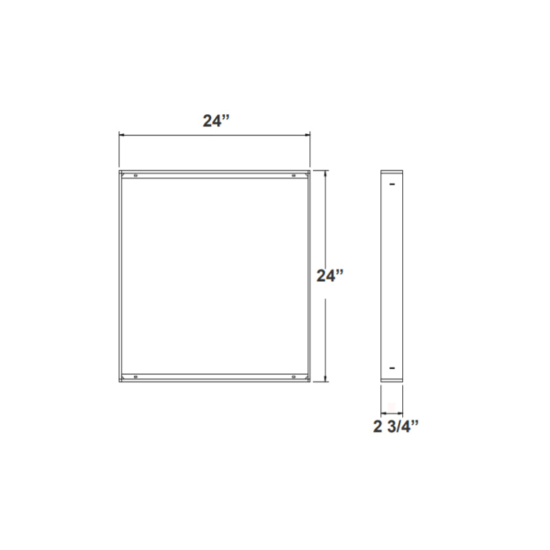Westgate LPNG-SRFC-2X2 Surface Mounting Kit For 2X2 Panel