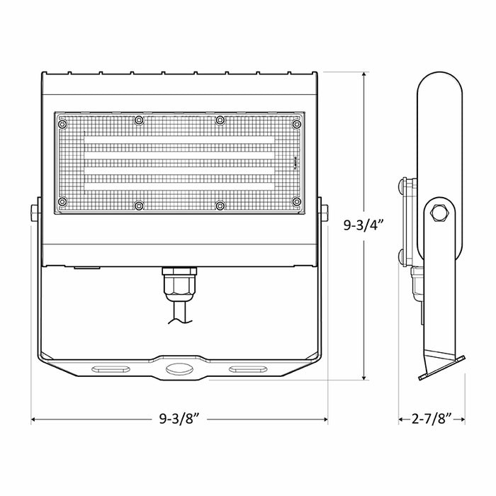 Westgate LFX 15W/20W/30W/50W LED Medium Flood Light with U Bracket, CCT