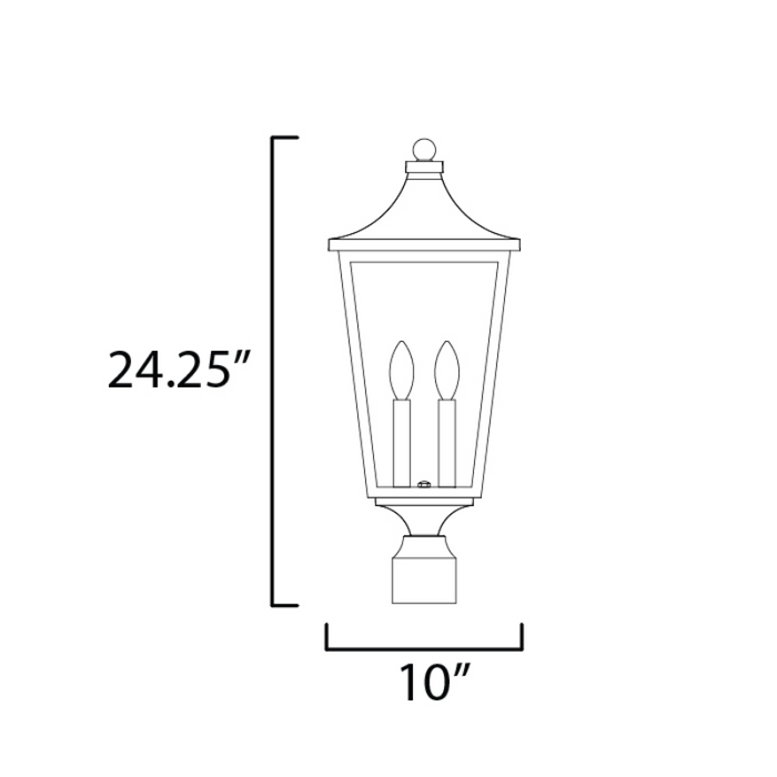 Maxim 40230 Sutton Place VX 2-lt 24" Tall Outdoor Post Lantern