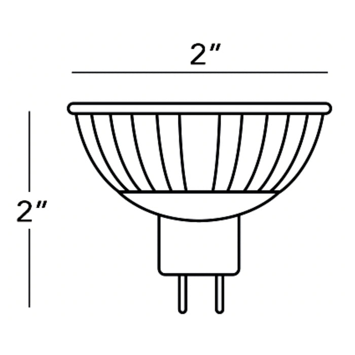 Westgate 5W MR16 LED Bulb, 2700K