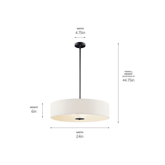 Kichler 42122 3-lt 24" Pendant