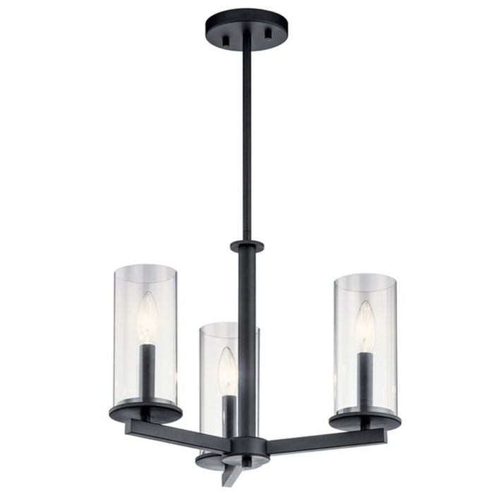 Kichler 43997 Crosby 3-lt 18" Chandelier/Semi Flush