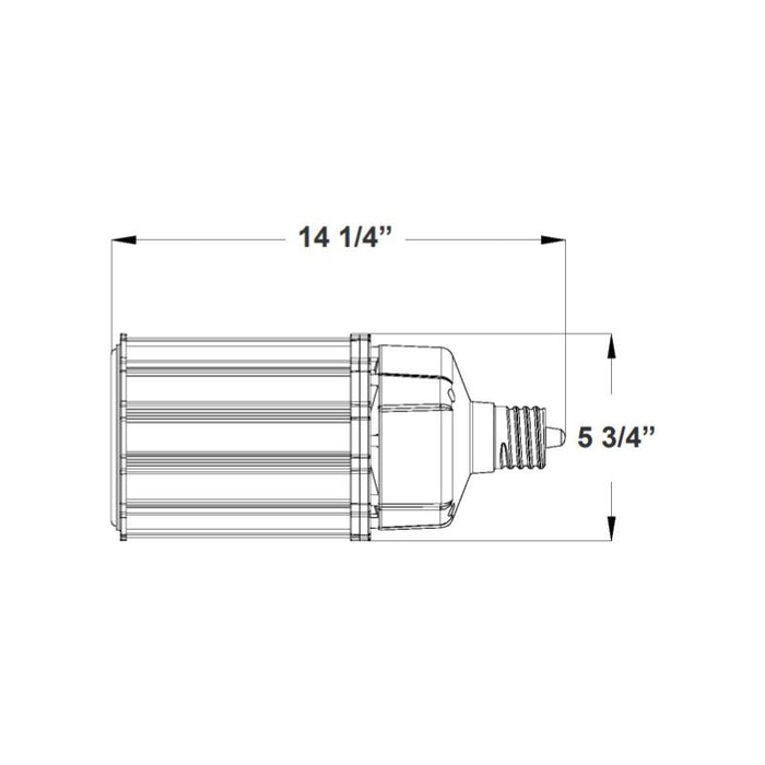 Westgate CL-EHL 200W LED Corn Bulb, E39 Base, 5000K, 480V